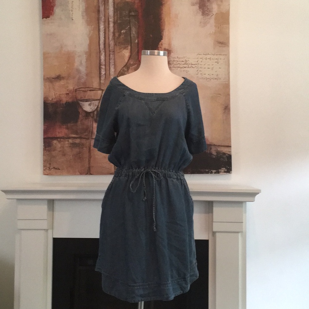 J. Crew denim dress with pockets